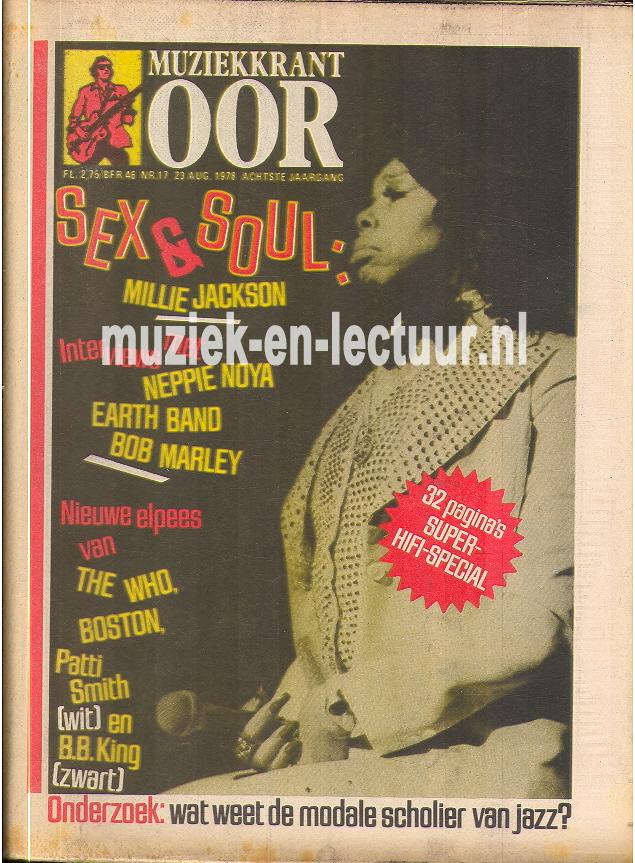 Muziekkrant Oor 1978 nr. 17 Muziekkrant Oor 1978 nr. 17